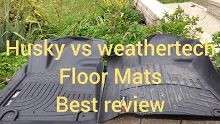 Weathertech vs husky floor mats, best floor liners and provides best coverage? Floor mats review