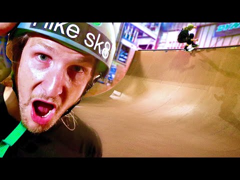 TODAY I LEARNED ROCK TO FAKIE ON A VERT RAMP?!