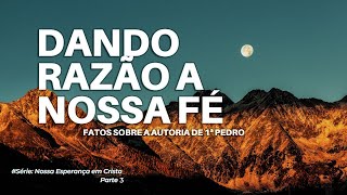 DANDO RAZÃO A NOSSA FÉ | Pr Rafael Tomazini