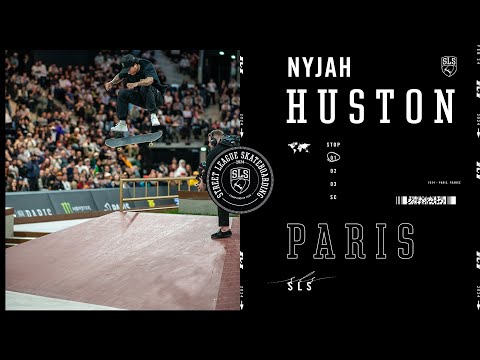 Nyjah Huston's 3rd Place Finish at SLS Paris | Best Tricks