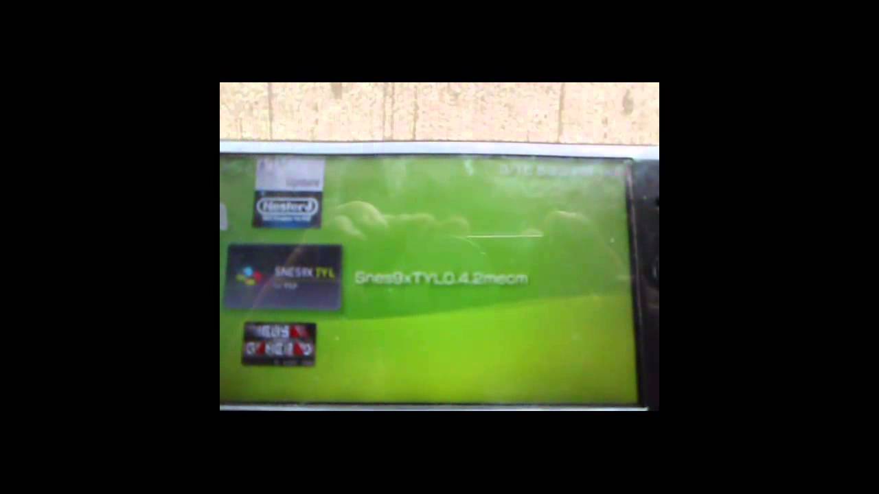 EMULADOR SUPER NINTENDO PSP emulador super nintendo psp: