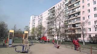 Видео Пожар на Оболони 08.04.2016 Киев, проспект Героев Сталинграда, 13 от NickSu Photography&Videography, проспект Героев Сталинграда, Киев, Украина