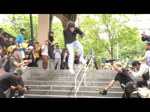 SWITCH FRONTSIDE 180 FRONT SMITH BRANDON JOHNSON GO SKATE DAY 2023