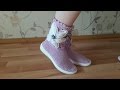 Как связать подошву крючком на сапожки Как связать подошву крючком на сапожки