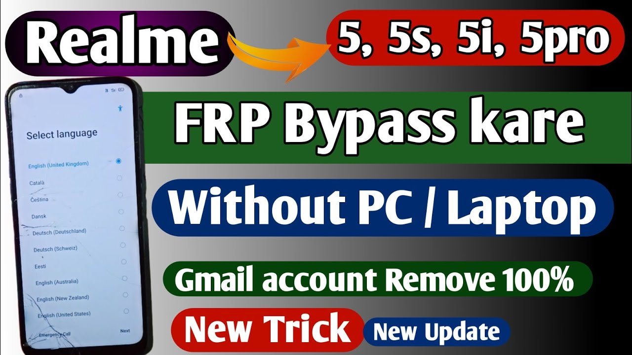 Realme 5 frp bypass without pc 2023 | Realme 5 gmail Realme 5 frp bypass without pc 2023 | Realme 5 gmail