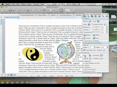 Formating Clip Art (Mac). This screencast will show users how to format clip