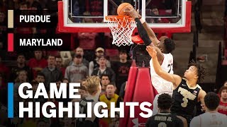 Highlights: Purdue at Maryland | Big Ten Basketball