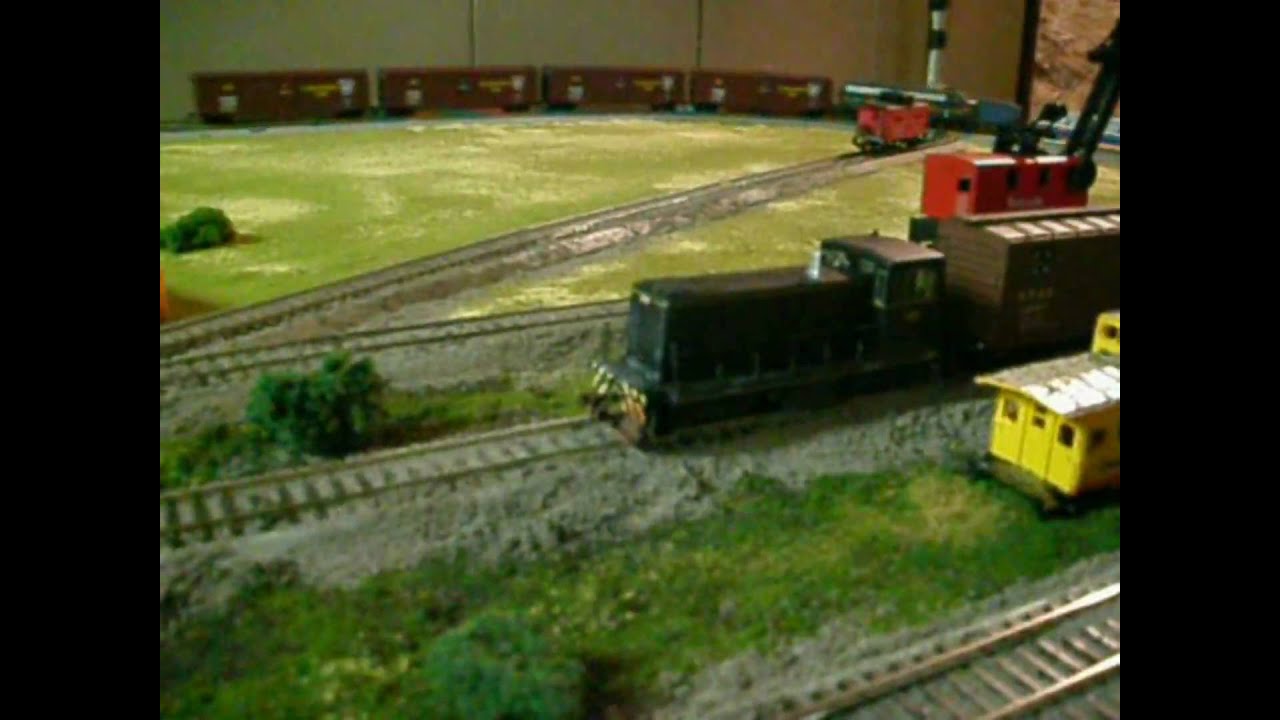 Ho Scale Model Train layout 1-12-10 - YouTube