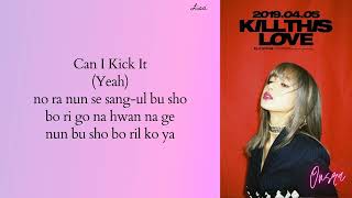 Blackpink - Kick İt (Easy Lyrics) (Karaoke)