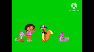 Dora, Boots And Tico Stops Swiper For -Db9Yn