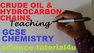 Crude Oil And Hydrocarbon Chain. Gcse Chemistry