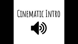 Cinematic Intro : Horror Film Sound Effects
