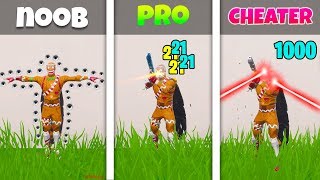 NOOB vs PRO vs CHEATER