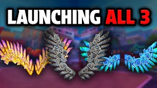 Live Launching All 3 Wings In The Takeover Roblox