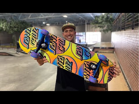 8.25 x 31.8 CONTRA ALL OVER DOT PRODUCT CHALLENGE w/ ANDREW CANNON! | Santa Cruz Skateboards