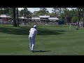 Nicholas Thompson shapes a beautiful approach on No. 9 at RBC Heritage