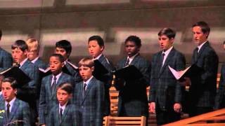 Steal Away sung by Pacific Boychoir