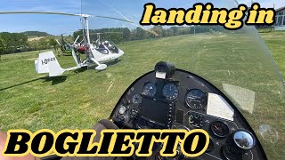 Gyrocopter - Autogiro Ela07 - Landing And Take Off From Boglietto Airfield- At01