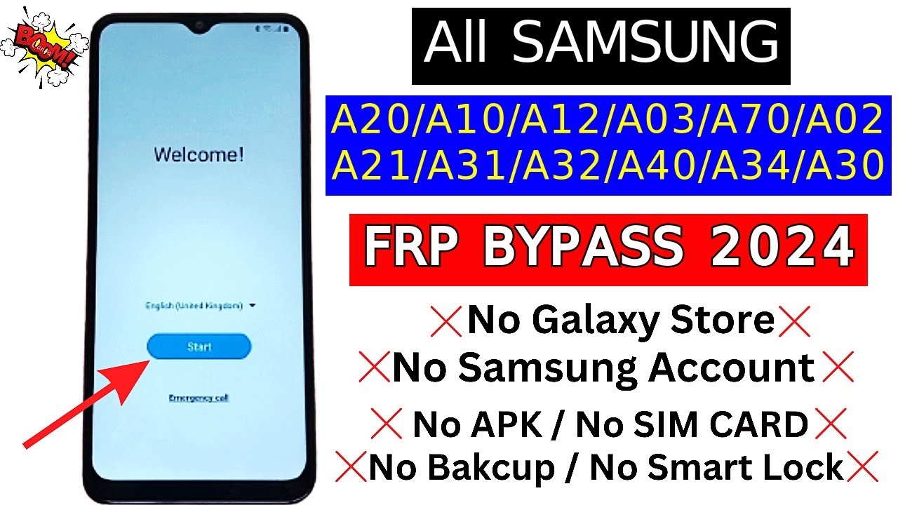 All Samsung A20/A03/A10/A02/A40/A30 FRP Bypass | 2024 All Samsung A20/A03/A10/A02/A40/A30 FRP Bypass | 2024