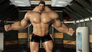 Leon Transform Into Muscular Giant Growth Part 2 - Resident Evil