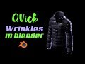 Create quick cloth wrinkle - Blender Tutorial