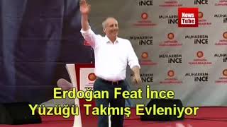 Yüzüğü takmış evleniyor- Recep Tayyip Erdoğan & Muharrem ince