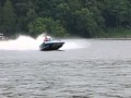 Eliminator Boat with V8 Evinrude in 1000' pass
