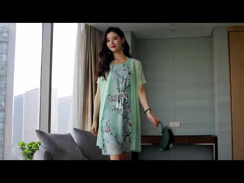 DAK108 ĐẦM KÈM ÁO KHOÁC