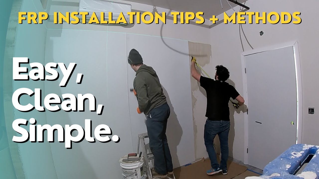 Easy FRP Panel Installation Easy FRP Panel Installation