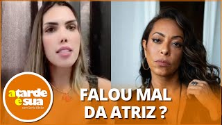 Taty Sindel Desabafa Após Ser Processada Por Samantha Schmütz Só Expus Minha Opinião