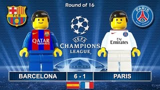 Barcelona vs PSG Paris Saint-Germain 6-1 • Champions League 2017 (08/03/2017) go