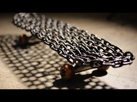 SUPER HEAVY WELDED CHAIN LINK SKATEBOARD | YOU MAKE IT WE SKATE IT EP 148