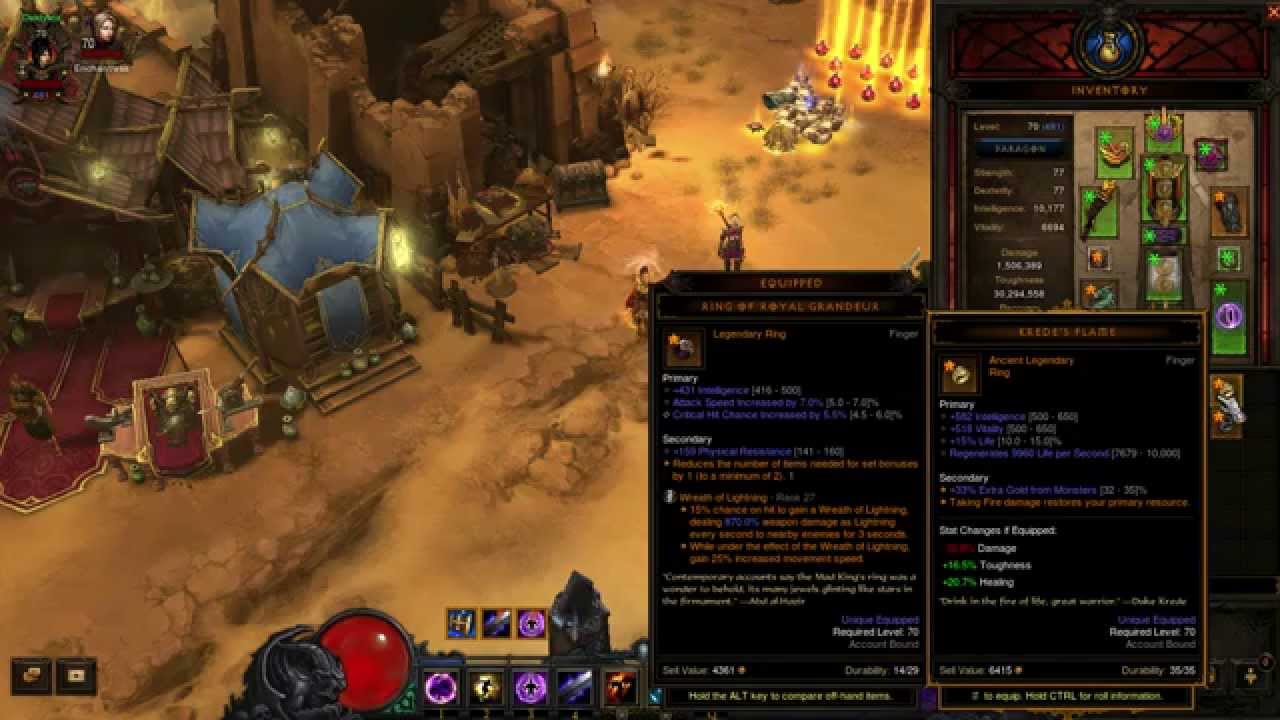 Diablo 3 ros gambling legendary items list