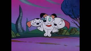 101 Dalmatians The Series - Lucky And Rolly And Cadpig Become Barkio
