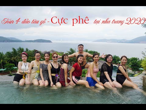 Tour 4 đảo nha trang 2020. Đi bằng tàu gỗ