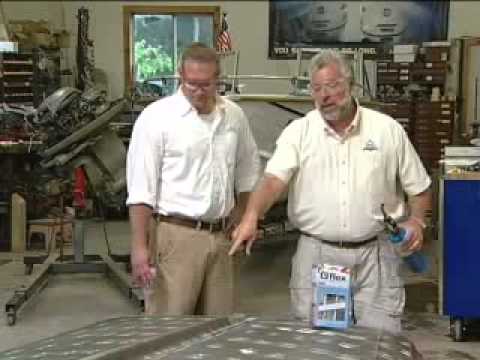 Aluminum Boat Rivet Repairs - YouTube