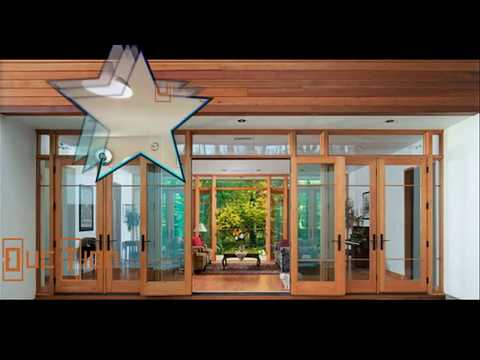 Top kiểu mẫu cửa gỗ 4 cánh đẹp cho mặt tiền năm 2019