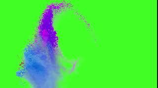 Colored Smoke Effect Green Screen