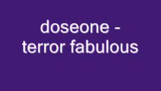 Watch Doseone Terror Fabulous video