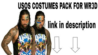The Usos Latest Costumes Pack For Wr3Dwrestling Revolution