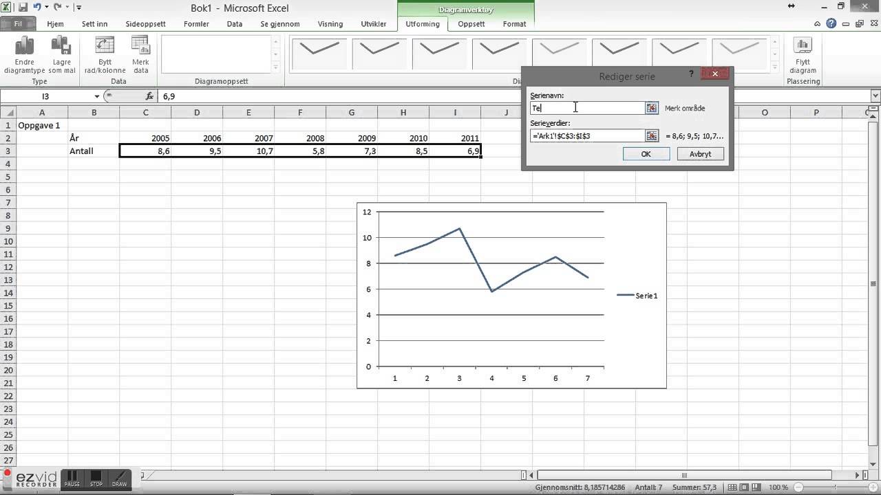 Excel  Hvordan Lage Diagram