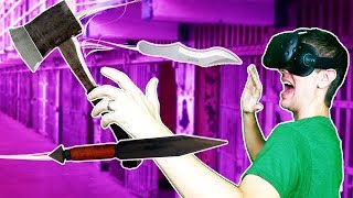 JOINING AN UNDERGROUND FIGHT CLUB IN VR! WITH KNIVES! - Knife Club VR HTC VIVE Gameplay w/ Ctop