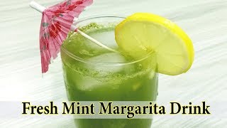 Mint Margarita Fresh Drink Recipe l Nimbu Pudina Sharbat l Food Tech