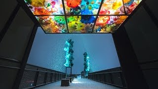 Snow in Tacoma 2018! Glass Museum and Downtown