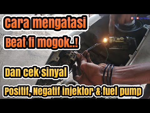 Beat fi injector not spraying Just this jumper cable..? injector spraying motorbike starts || ALA...