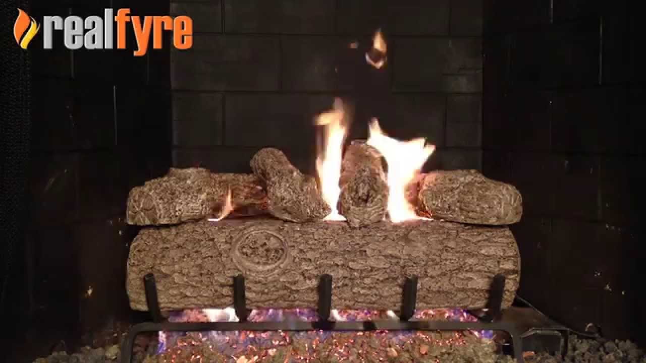 Gas Log Gas Log Fireplace Youtube