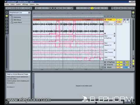 Les automations dans Ableton Live 7 - Tutoriel Elephorm