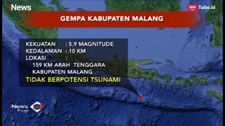 Gempa Berkekuatan 5,9 SR Guncang Malang, Tidak Berpotensi Tsunami - iNews Pagi 19/02
