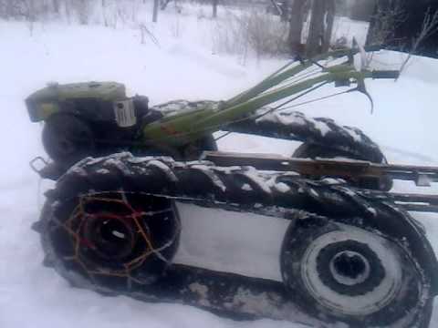 Самодельный трактор на гусеницах Самодельный трактор на гусеницах