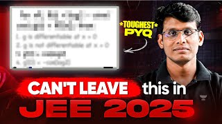 No Option to leave this in JEE Main 2025 : *TOUGHEST Question of JEE 2024* 🔥